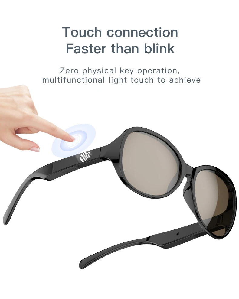 Waterproof Wireless Audio Bluetooth Smart Sunglasses - Image 15