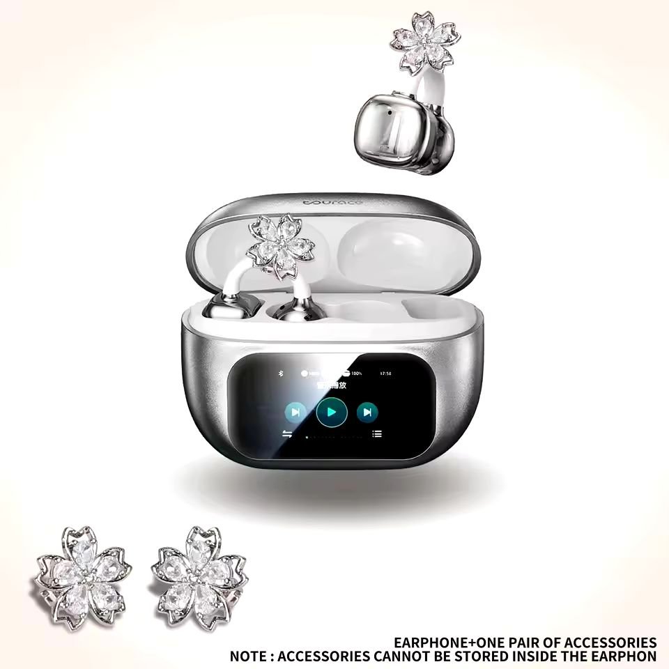 AirPods Bluetooth 5.3 Wireless Ear Clip Headphones – Waterproof, Noise Cancelling, Long Battery - Image 3