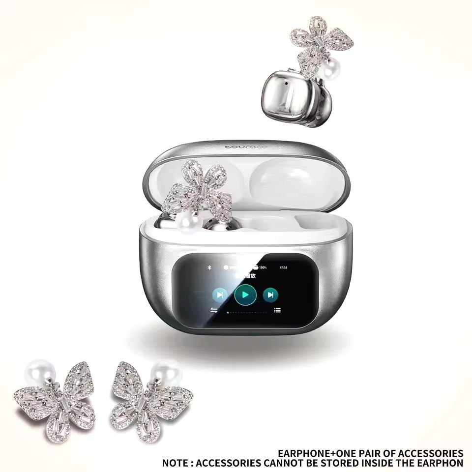 AirPods Bluetooth 5.3 Wireless Ear Clip Headphones – Waterproof, Noise Cancelling, Long Battery - Image 2